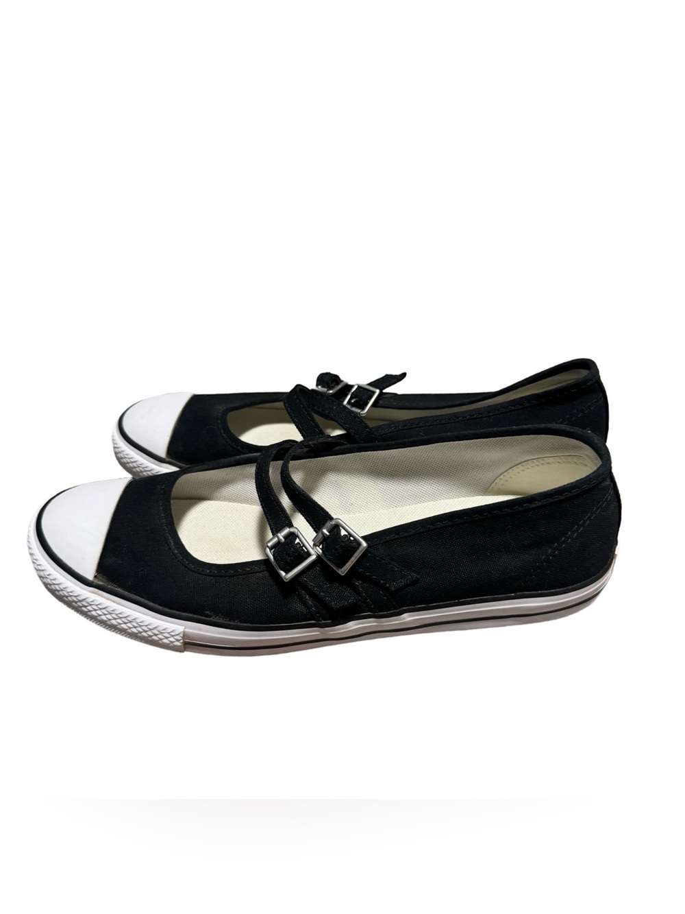 Converse Chuck Taylor All Star Dainty Mary Jane Shoe Women's 9 Black Sneaker - Picture 5 of 7